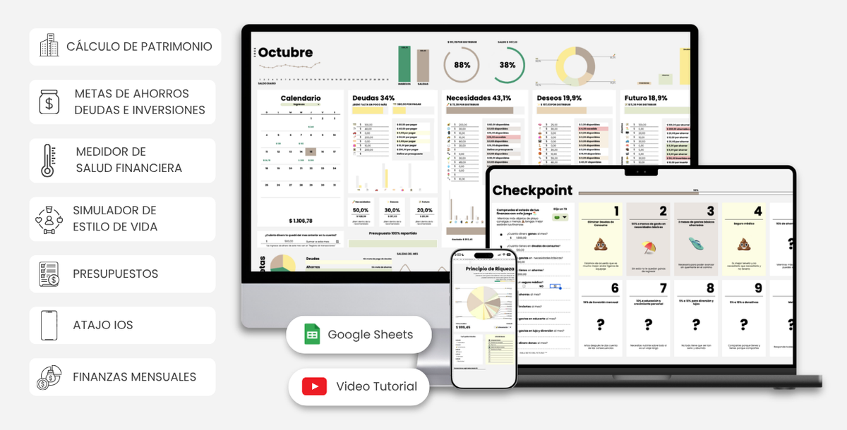 Mokash Planner Financiero Mensual
