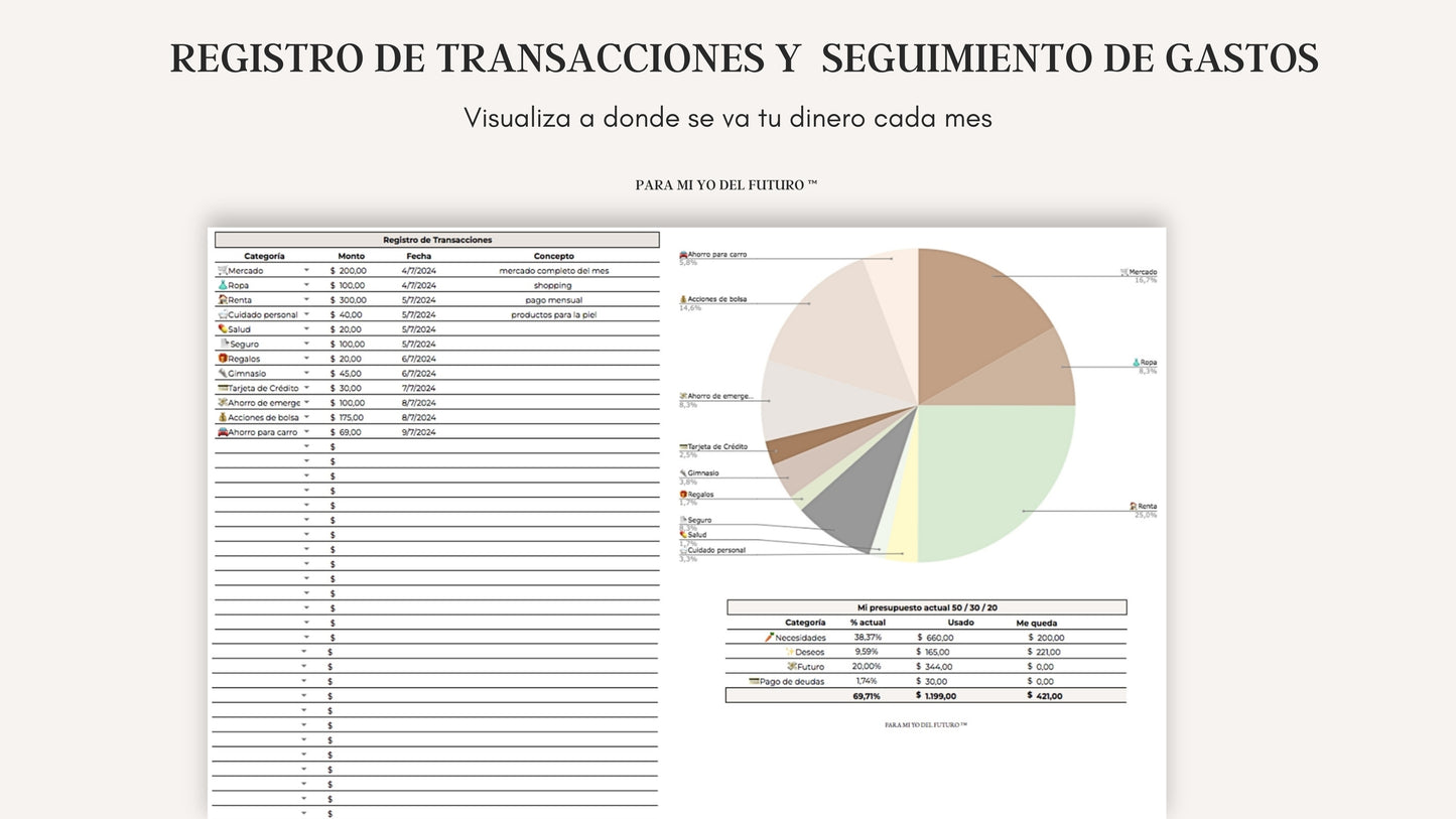 Planner Financiero Mensual
