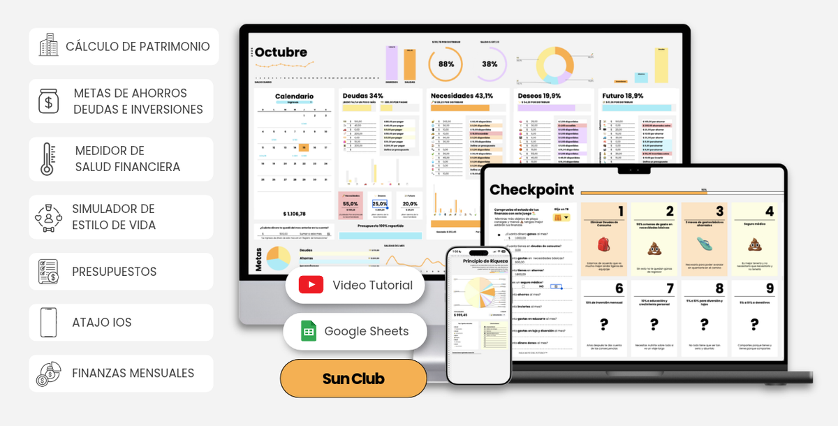 Mokash Planner Financiero Mensual