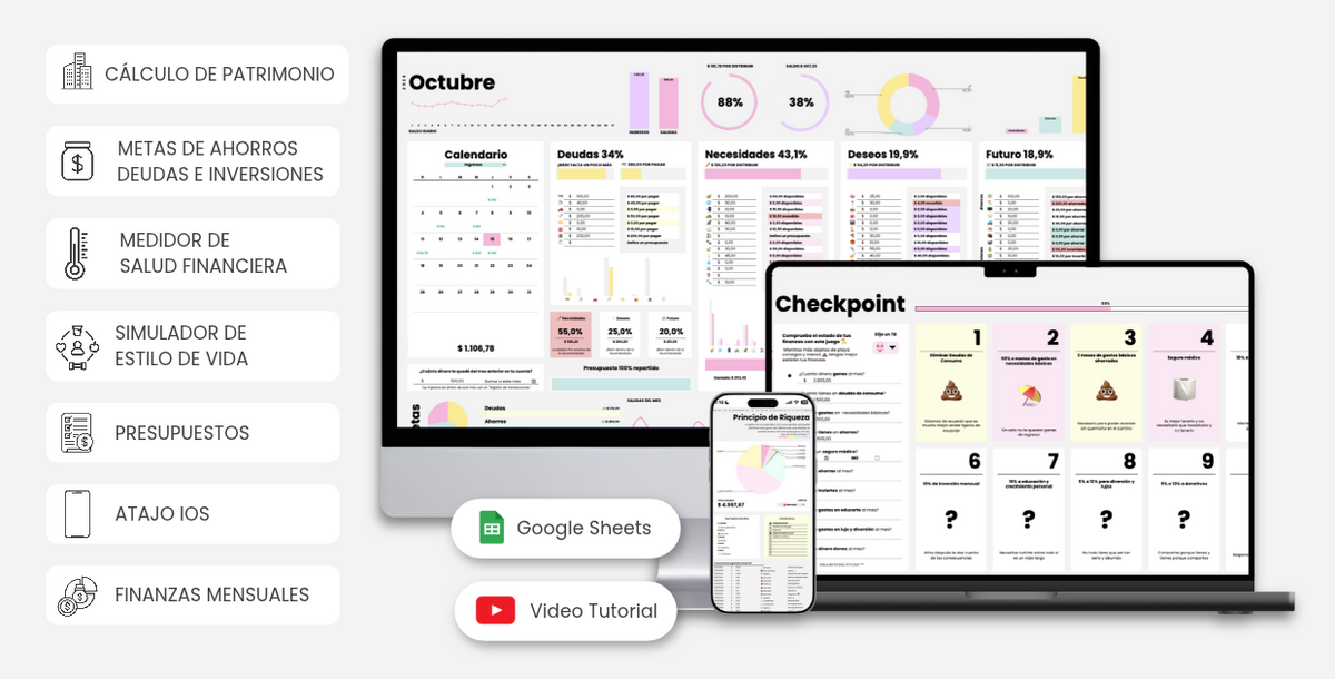 Mokash Planner Financiero Mensual
