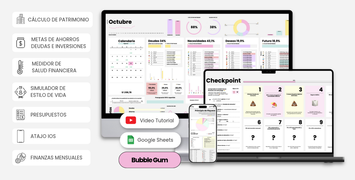 Mokash Planner Financiero Mensual