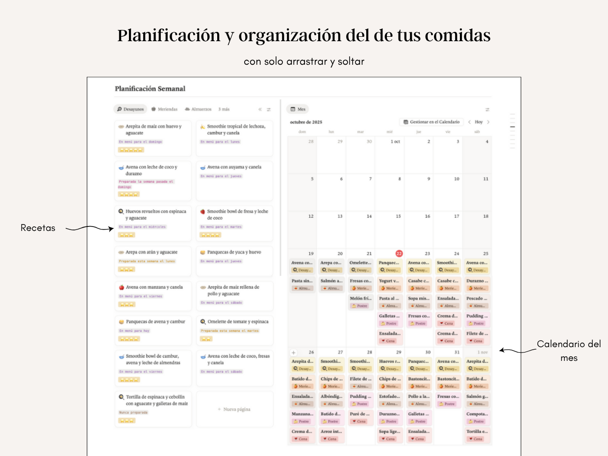 Cook Planner en Notion