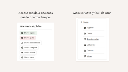 Planner Financiero Mensual en Notion