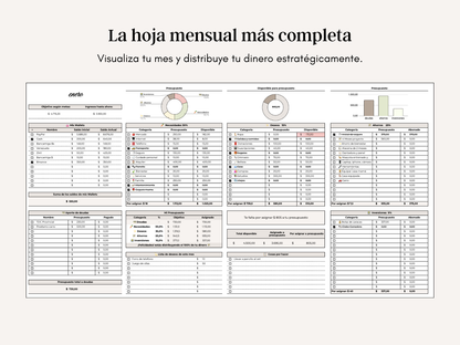 Planner Financiero Mensual PRO